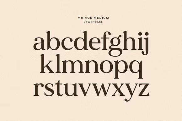 MADE Mirage Font free download preview 6 – Serif Fonts font