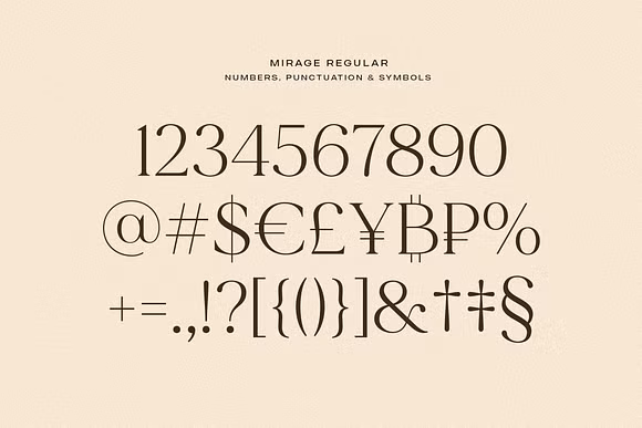 MADE Mirage Font free download preview 7 – Serif Fonts font