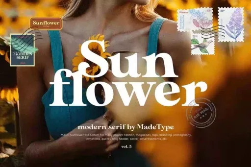 MADE Sunflower Font preview 6 – Serif Fonts font sample