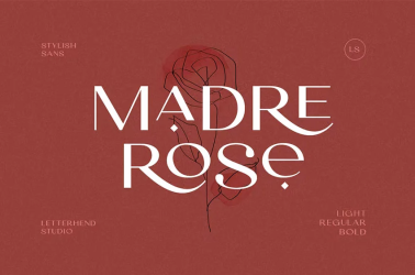 Madre Rose Font free download – Bold font preview