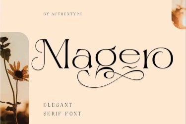 Magero Elegant Serif Font free download – Elegant font preview