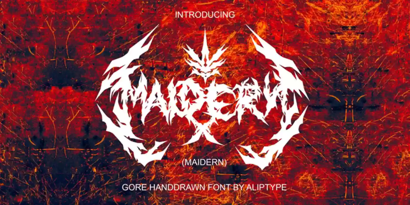 Maidern Font free download preview 9 – Decorative Fonts font