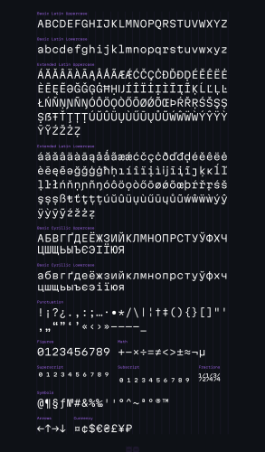 Martian Mono Font Family free download preview 4 – Font Family font