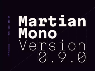 Martian Mono Font Family free download – Font Family font preview
