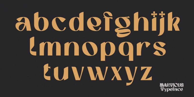 Marticus Font free download preview 5 – Display Fonts font