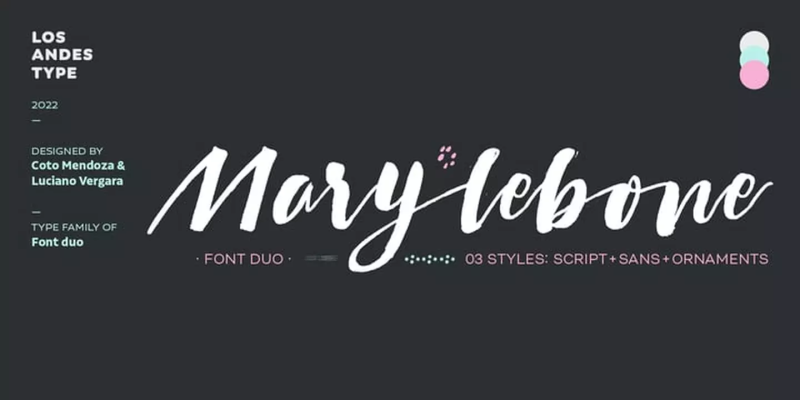 Marylebone Font Family free download preview 7 – Script And Handwritten font
