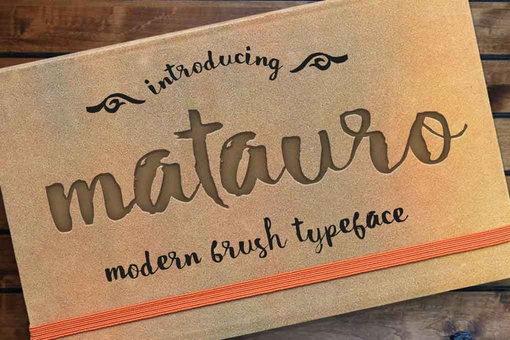 Matauro Font free download – Script And Handwritten font preview image for Windows and Mac