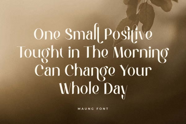 Maung Font free download preview 2 – Modern Serif Font font
