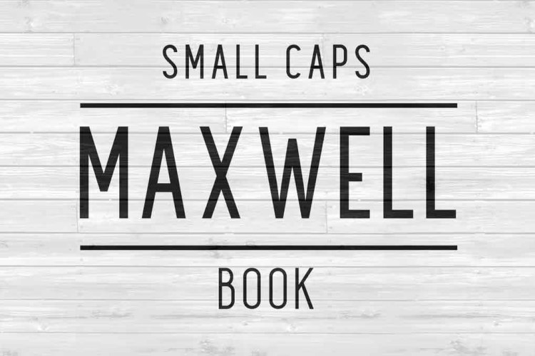 Maxwell Sans Small Caps Book Font free download preview 3 – Serif Fonts font