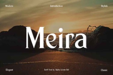 Meira Font free download – Script font preview