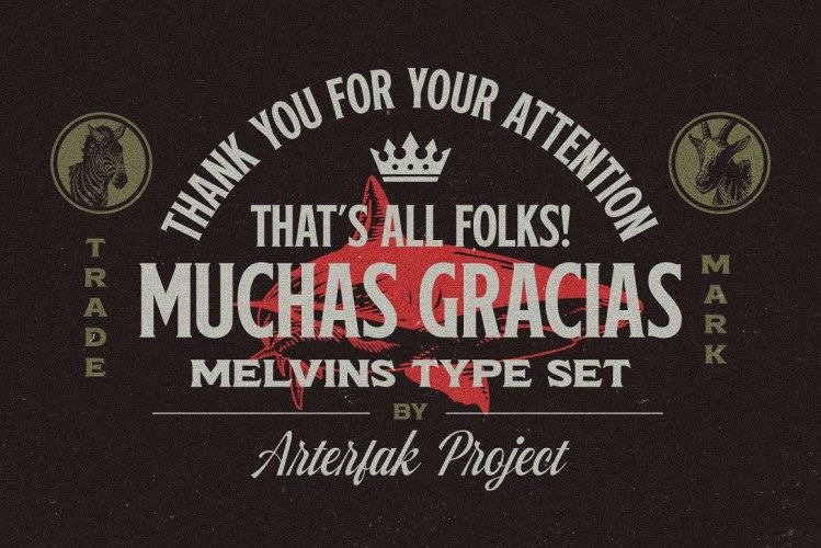 Melvins Font free download preview 3 – Display Fonts font