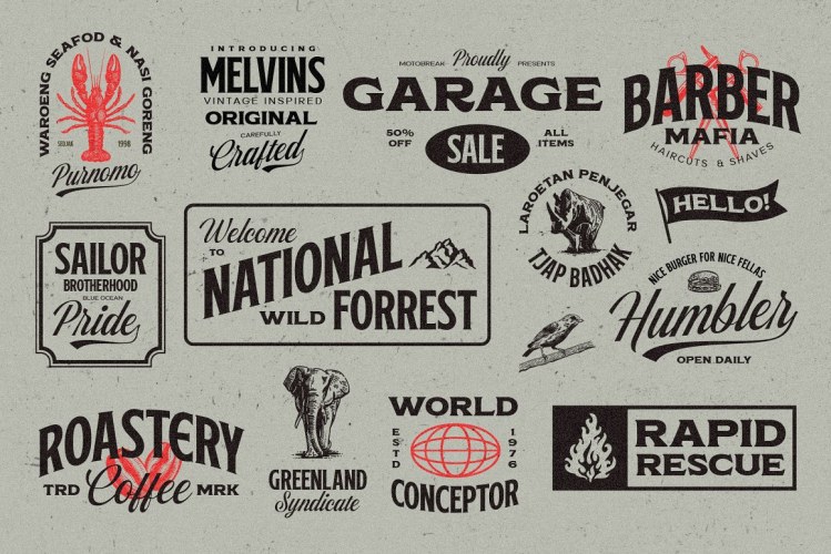 Melvins Font free download preview 6 – Display Fonts font