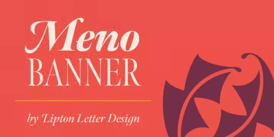 Meno Banner Font Family free download – Elegant font preview