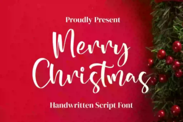 Merry Christmas Font free download – Script And Handwritten font preview