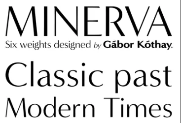 Minerva Modern Font Family free download – Serif Fonts preview