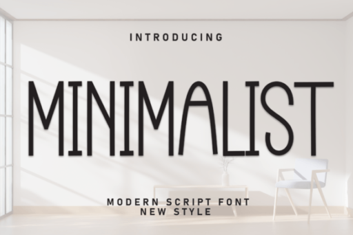 Minimalist Font free download – Script And Handwritten font preview image for Windows and Mac