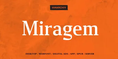 Miragem Font Family free download – Serif Fonts preview