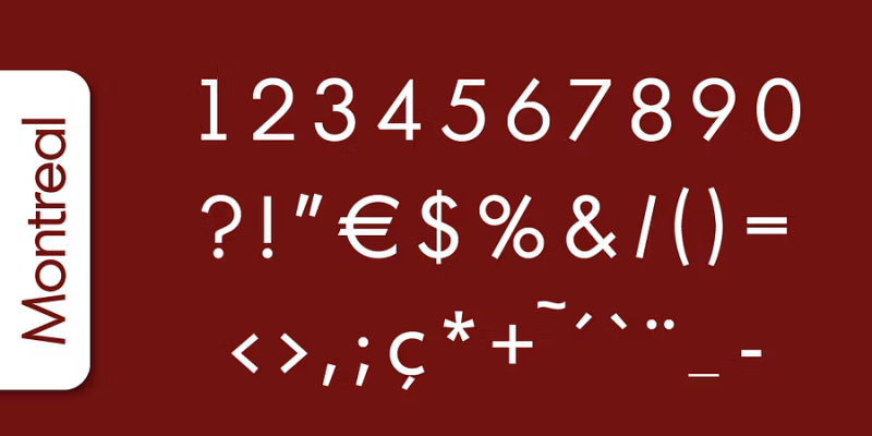 Montreal Serial Font Family free download preview 3 – Sans Serif Fonts font