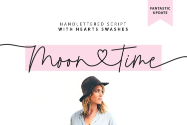 Moontime Font free download – Script font preview
