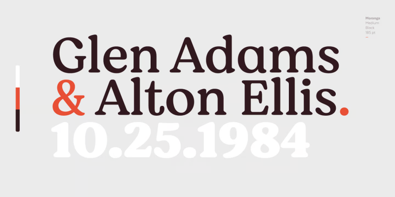 Moranga Font free download preview 2 – Serif Fonts font
