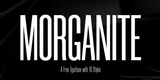 Morganite Font free download – Sans Serif Fonts font preview image for Windows and Mac