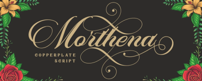 Morthena Font free download – Vintage font preview