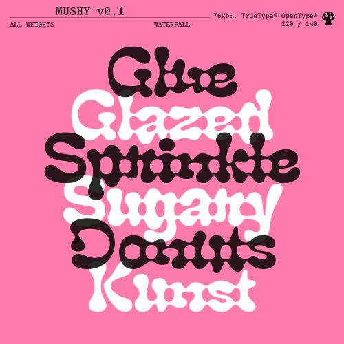 Mushy Font Family free download preview 5 – Display Fonts font