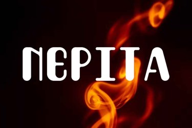 NEPITA Font free download – Bold font preview
