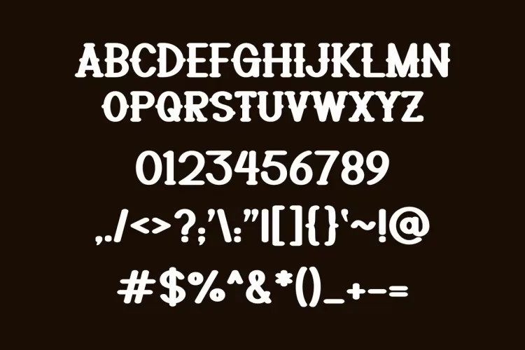 Nahure Font free download preview 3 – Serif Fonts font