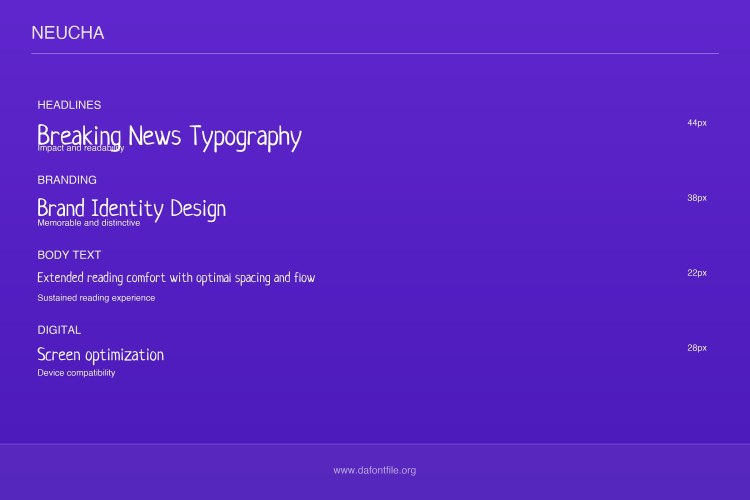 Neucha Font free download preview 4 – Display Fonts font