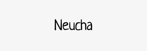 Neucha Font free download – Display Fonts font preview image for Windows and Mac
