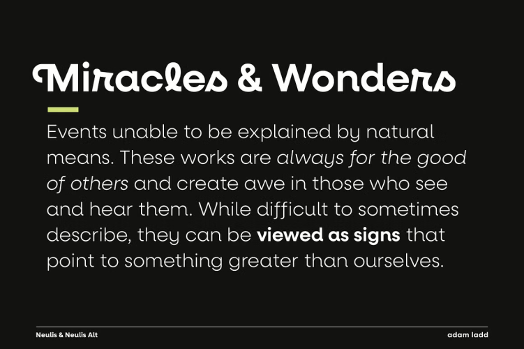 Neulis Font free download preview 3 – Sans Serif Fonts font