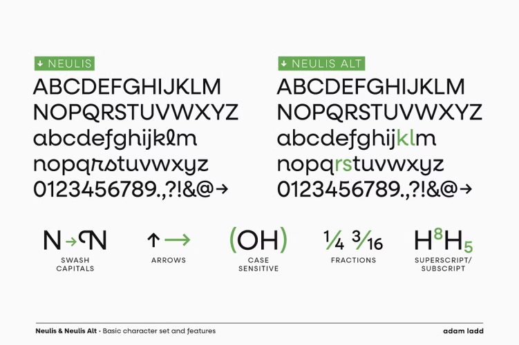Neulis Font free download preview 9 – Sans Serif Fonts font