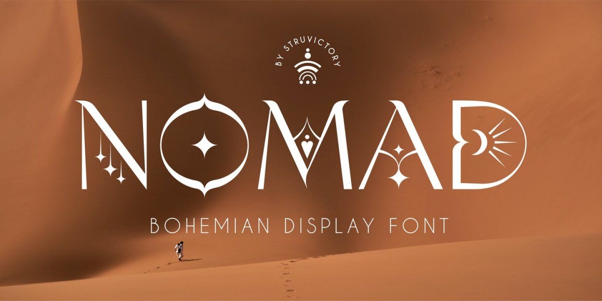 Nomad Decorative Font free download – Display Fonts font preview image for Windows and Mac
