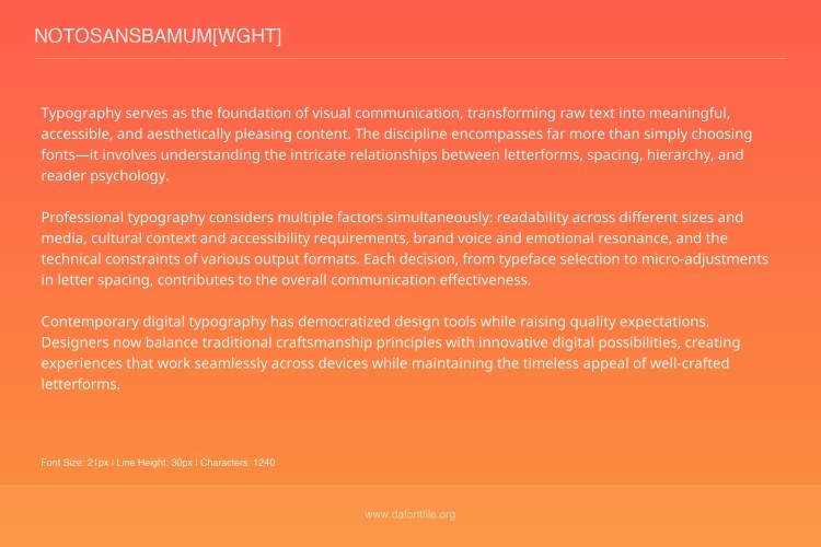 Noto Sans Bamum Font free download preview 3 – Sans Serif Fonts font