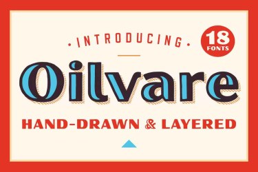 Oilvare Font Family free download – Vintage font preview