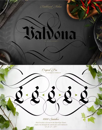 Osgard Pro Font preview 1 – Serif Fonts font sample