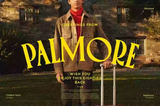 Palmore Font free download preview 11 – Display Fonts font