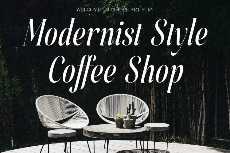 Peach Charley Modern Serif Font preview 2 – Serif Fonts font sample