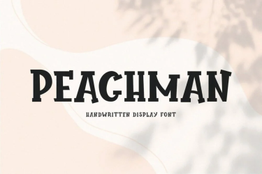 Peachman Font free download – Handwriting Fonts font preview