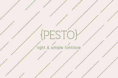 Pesto Font free download – Sans Serif font preview