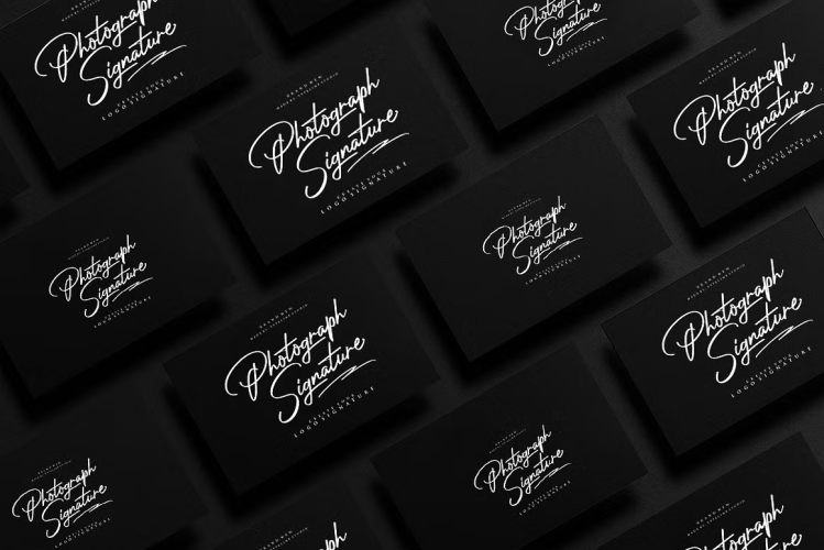 Photograph Signature Font free download preview 2 – Script And Handwritten font