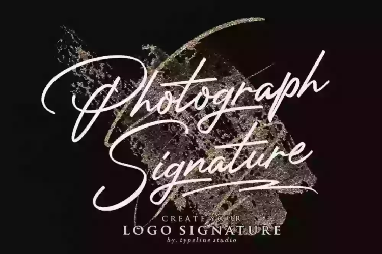 Photograph Signature Font free download preview 6 – Script And Handwritten font
