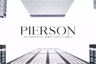 Pierson Font free download – Elegant font preview