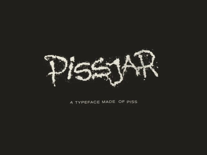 Pissjar Font free download preview 4 – Typeface font
