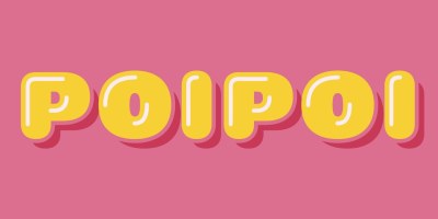 Poipoi Font Family free download – Display font preview