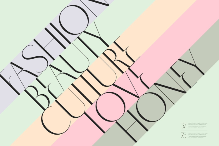 Poria – Modern Display Font free download preview 2 – Display Fonts font