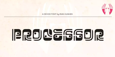 Processor Font free download – Display Fonts font preview