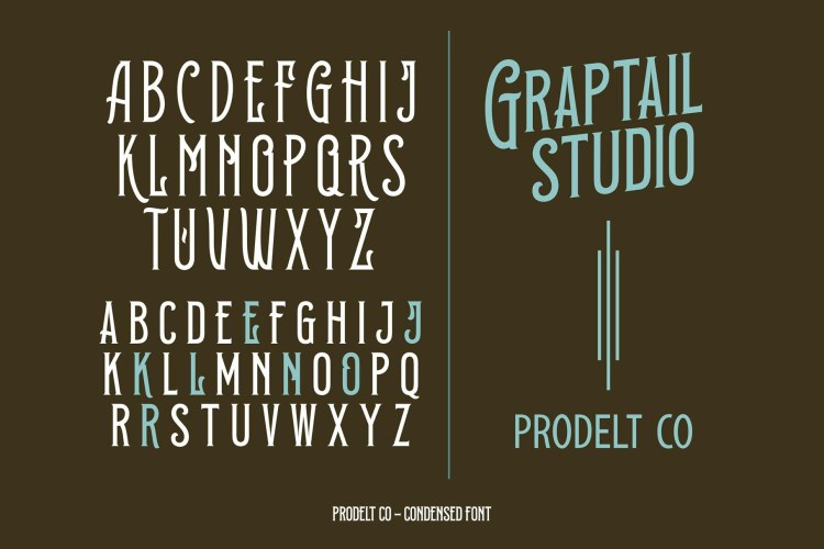 Prodelt Co Font Family free download preview 1 – Font Family font