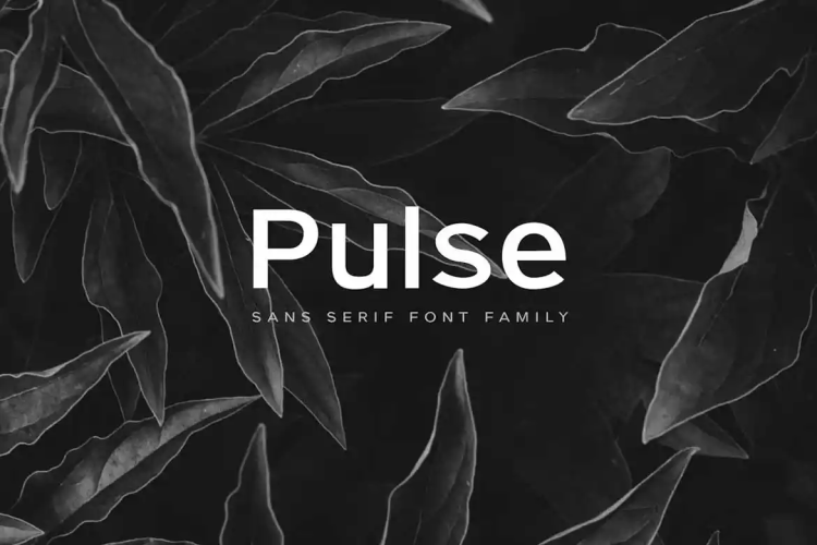 Pulse Font free download preview 5 – Sans Serif Fonts font
